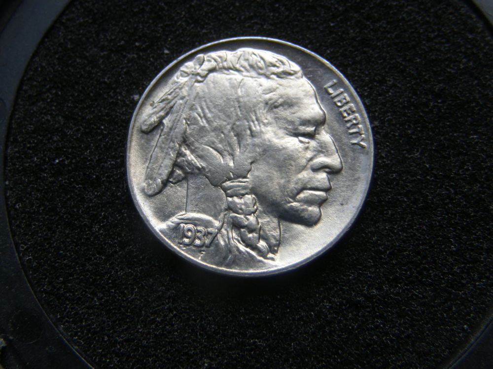 1937-Unc-Buffalo-Nickel-Grade-#1